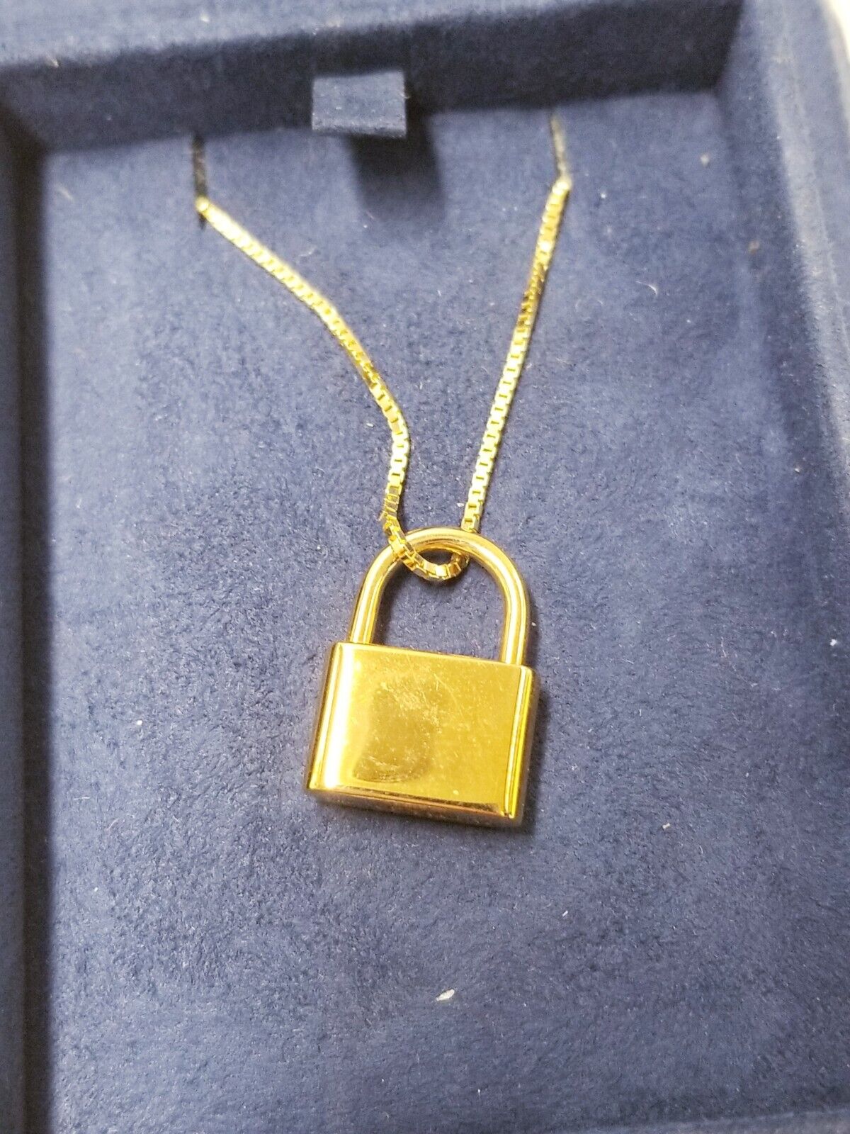 supreme/jacob&co.14k gold lock pendant