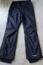 Women's Columbia Omni-Heat Insulated Ski Pants Size XS Black 