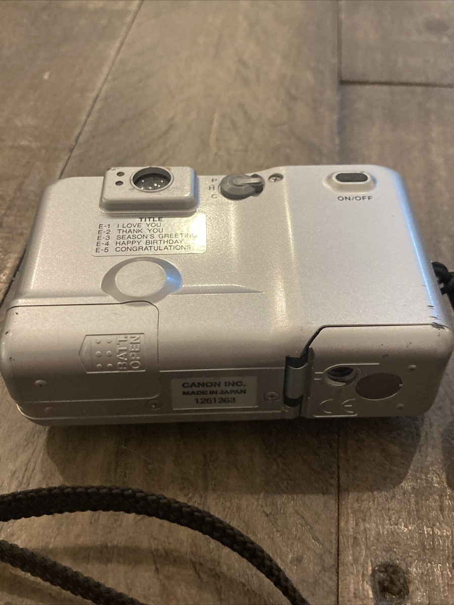 Canon IXY 310 Silver Aps Film Camera Tested New Battery | eBay