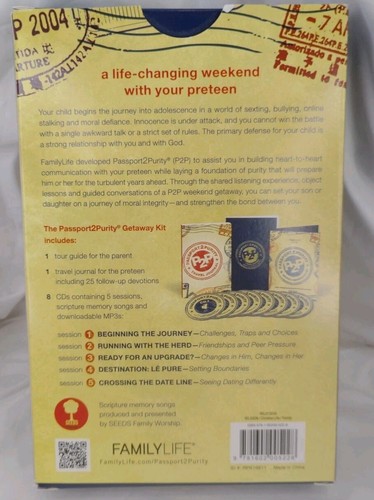 Passport2Purity (P2P) Getaway Kit : A Life-Changing Weekend with Your Preteen by - Picture 2 of 8