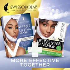 V Line Mask Double Chin Reducer Chin Up Patch V Shaped Slimming Face Mask