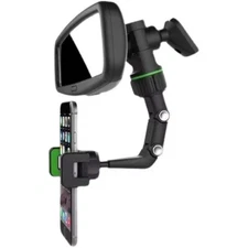 360° Car Rearview Mirror Rotation Adjustable Phone Holder