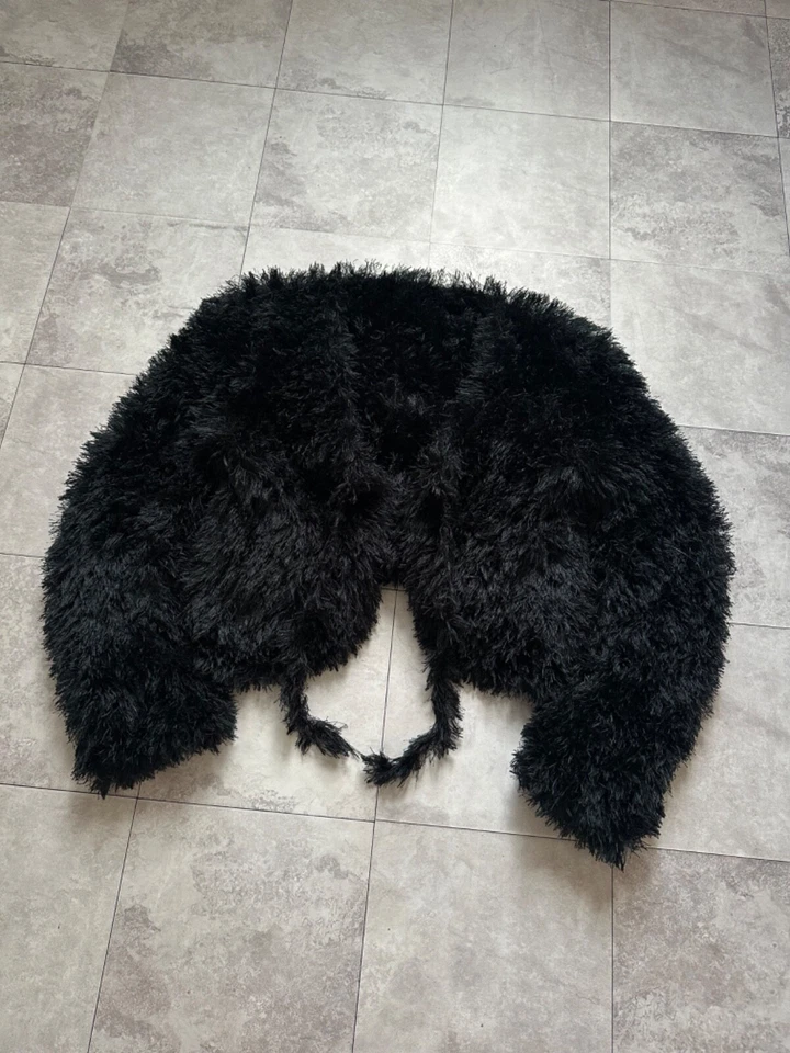 Cárdigan tejido recortado difuso If Six Was Nine LGB opio estilo Rick Owens chaqueta Foto 4 de 4