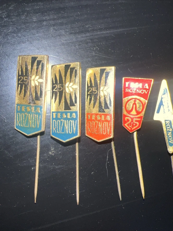 10 Pins Of The Nikola TESLA Czechoslovakia Electronic Industry - Image 2 of 4