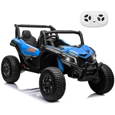 ZEOPHOL 24V Kids Battery Ride On UTV Truck 4WD 2-Seats 200W*4 Motor EVA Wheels