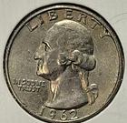 1962 D Washington Silver Quarter (Lot 0951)