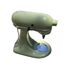 Vintage KitchenAid Hobart Model K45 Green Tilt Mixer Countertop House Food Room