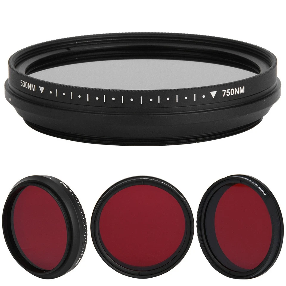 Infrared Filter 58mm Adjustable Optical X-Ray IR Filter Camera - Image 3 of 4