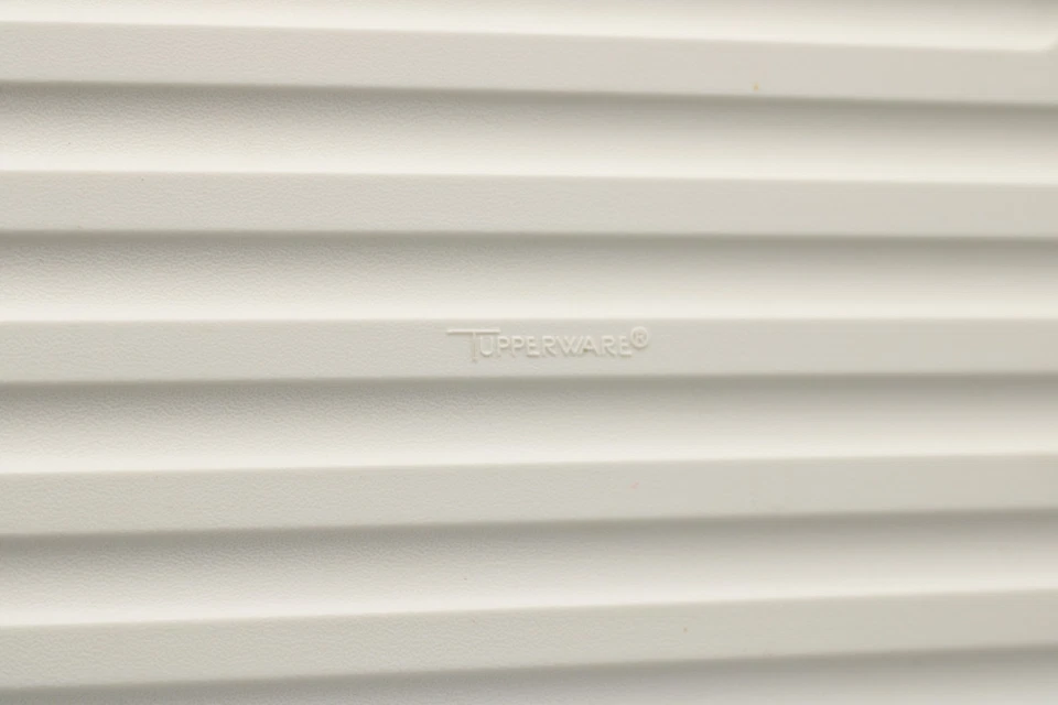 Tupperware Brotbehälter Aufbewahrungsbox Nr. 1470 weiß / braun Vintage - Bild 4 von 4