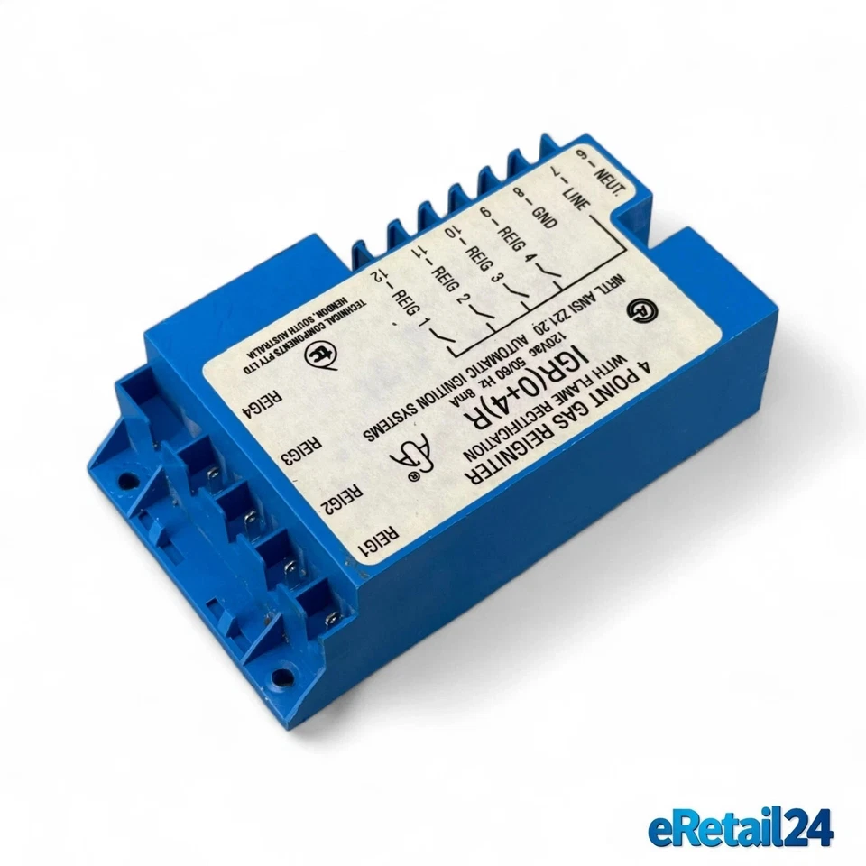 原始设备制造商 Viking PA020041 RI 120E-4 4 点燃气再点燃器火花模块 — 第 2/4 张图片