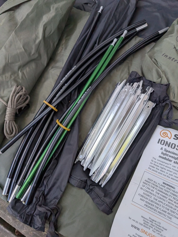 SNUGPACK IONOSPHERE 1-PERSON TENT - OLIVE DRAB GREEN 92850 - Image 4 of 4