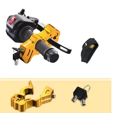 Handlebar Grip Lock Brake Lever Lock for Scooters Bikes Mopeds Throttle Locking