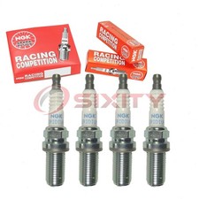 4 Pc Ngk 4656 R7438-9 Racing Spark Plugs For Ikh01-27 5750 Ignition Wire Bj