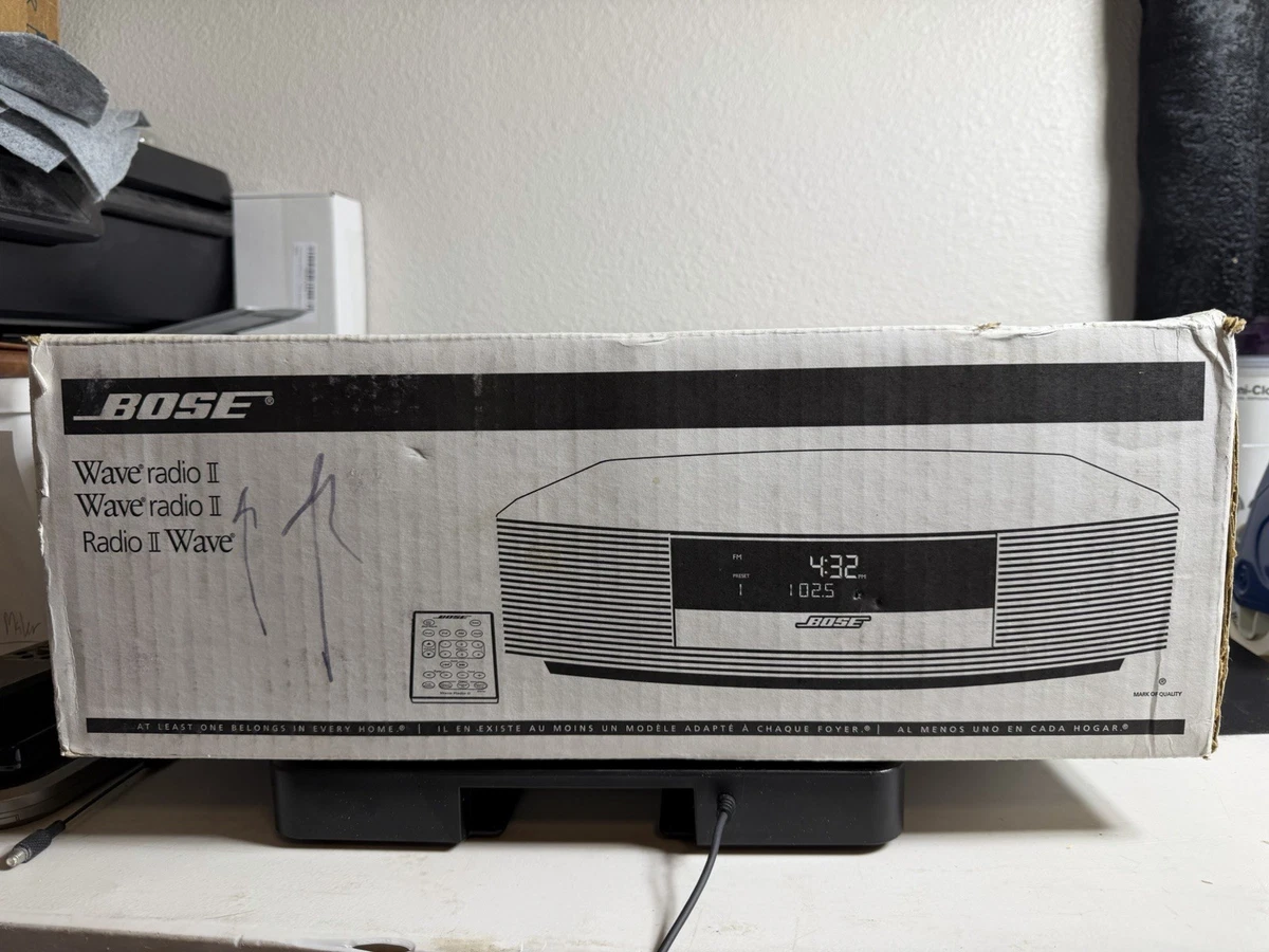 White Bose Wave Radio for sale | eBay