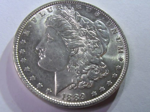 1889 morgan silver dollar uncirculated, nice morgan