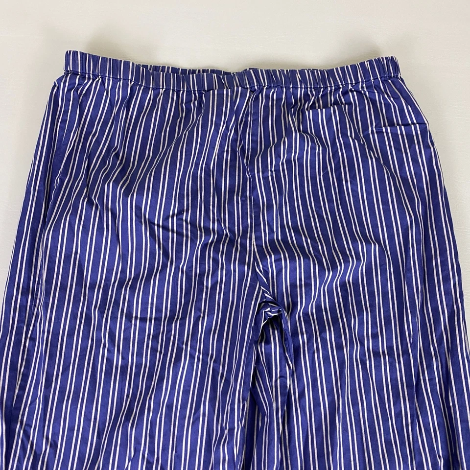 Pantalones de pijama Harry Potter Potter Pottery Barn adolescentes niños talla mediana rayas azul blanco Foto 4 de 4