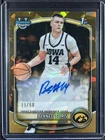 2025 Bowman Sapphire Bennett Stirtz Auto Gold /50 #CPA-BI 1st Prospect Hawkeyes