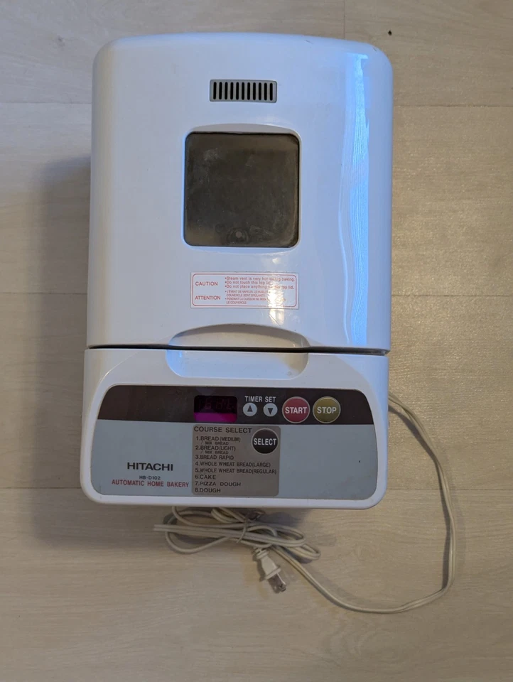 Máquina automática para hacer pan para panadería en casa Hitachi HB-D102 probada restaurada Foto 4 de 4