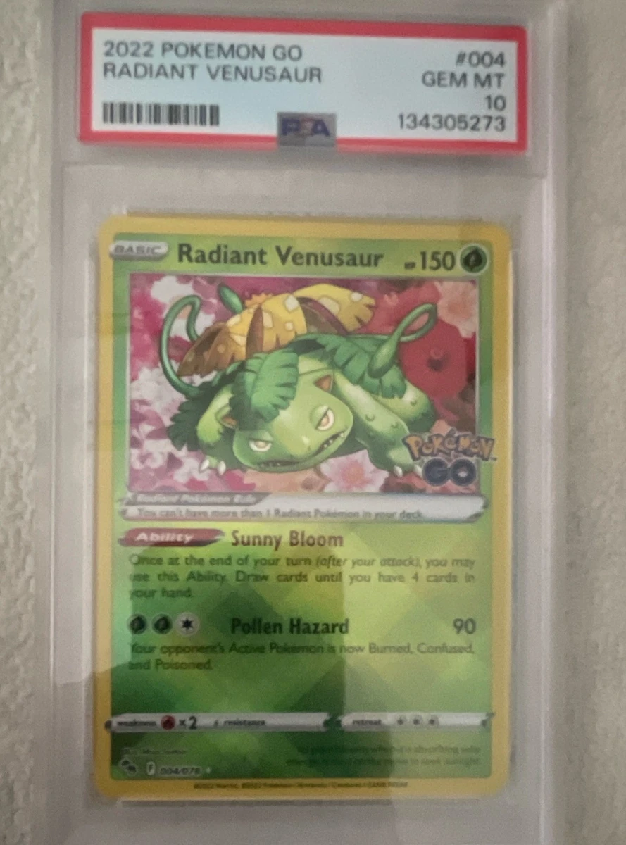 25+ Venusaur Pokémon TCG PSA Grade 10 Individual Collectable Card