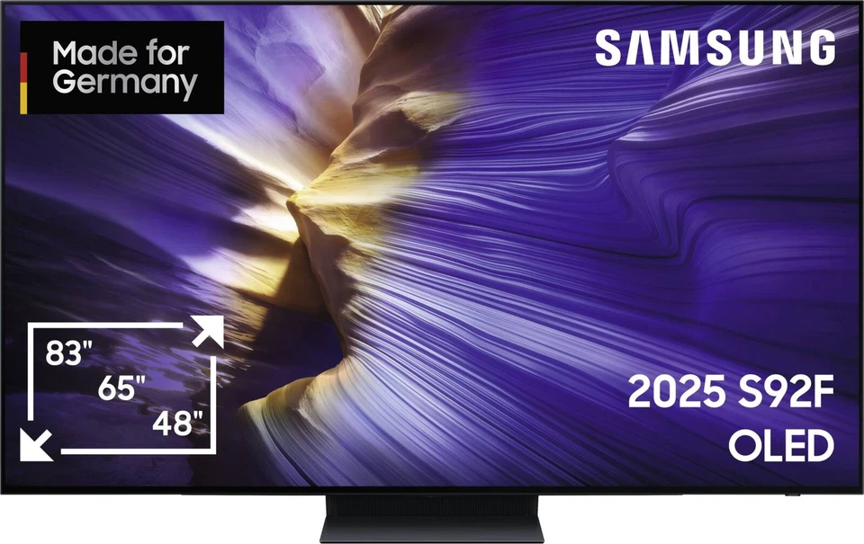 Samsung GQ55S92FAEXZG Graphit-Schwarz 138 cm OLED-Fernseher, 100 Hz, BLACK MAX