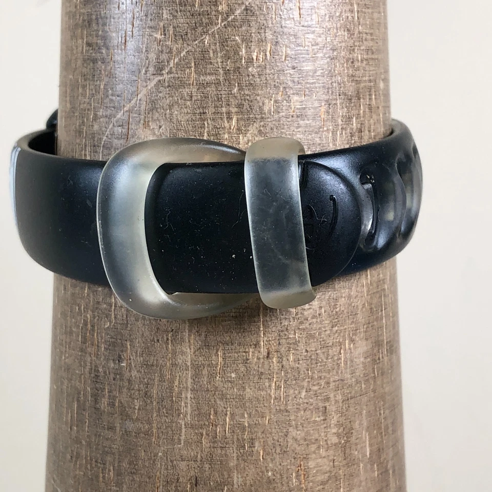 Disney Women Mickey Mouse SNAP Rubber Quartz Analog 36mm Watch 6 1/2" - Image 4 of 4