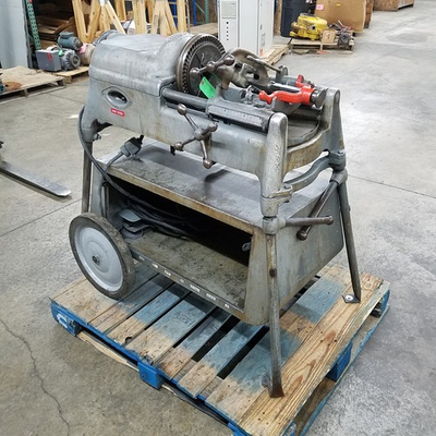 #ad Ridgid 535 1 8quot; to 2quot; Pipe Threader With Cart amp; Foot Pedal USED $1899.99