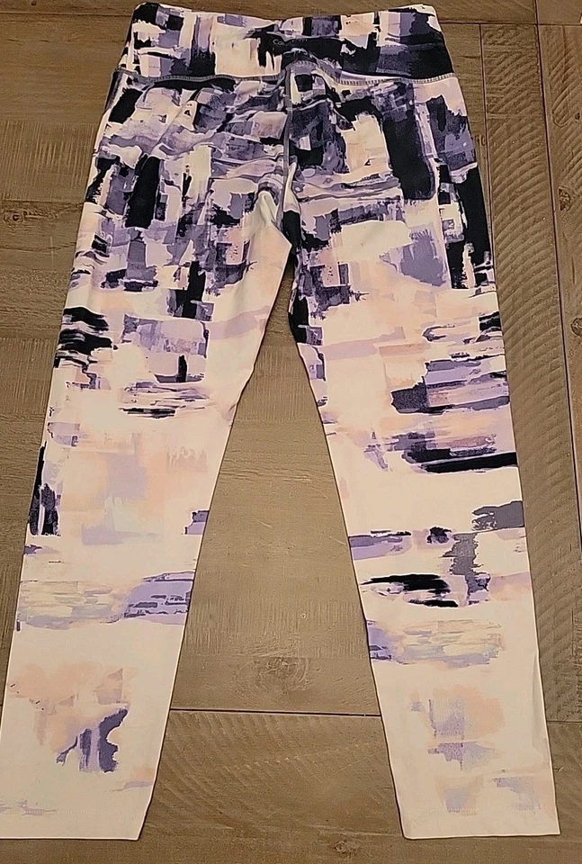 Calvin Klein Pantalones para Mujer Talla M Multicolor Strech Material Retro Grunge Look Foto 3 de 4