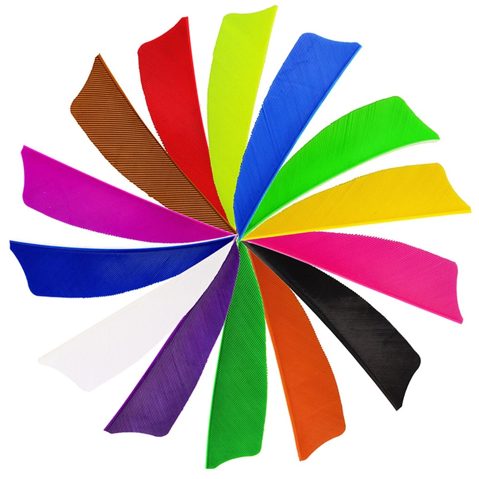 100pcs Natural Feathers 3" Arrow Feathers Arrows Feathers Feathering Archery - Image 3 of 4