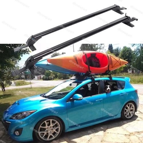 For Mazda 3 43.3" Car Top Roof Rack Cross Bar Luggage Cargo Carrier + Lock DP