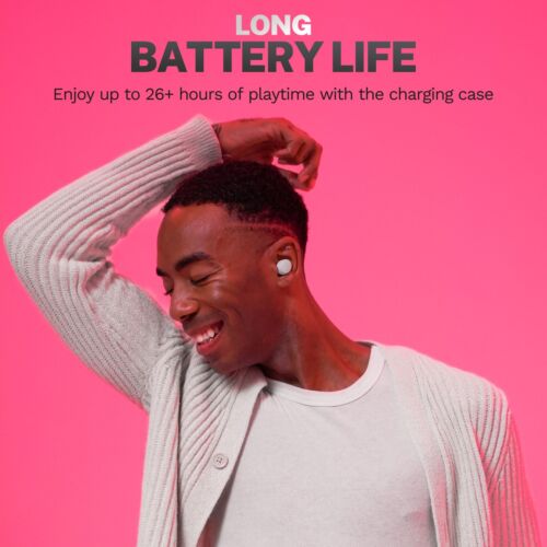 JLab Go POP+ Auriculares Bluetooth Inalámbricos Verdaderos, Auriculares Intrauditivos, Reacondicionados - Imagen 50 de 88