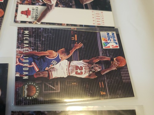 Michael jordan Card Lot Of 5 Invest Here None Are Perfect Skybox & nba hoops '93 - Picture 4 of 7