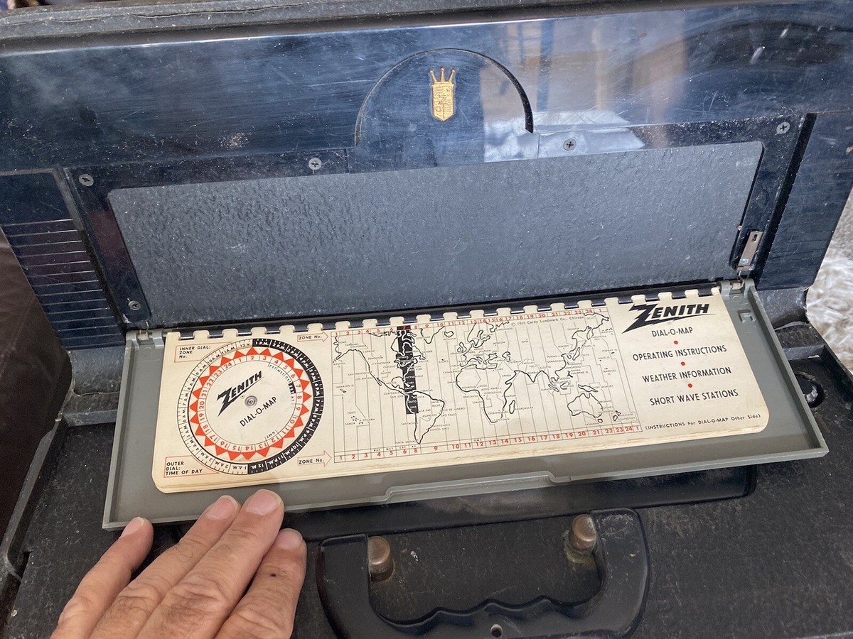 ヨネザワ 交通安全ヘ ルメット 発音装置ライト付 1970年代当時物 Zenith TransOceanic Radio Wave Magnet VINTAGE shortwave A600