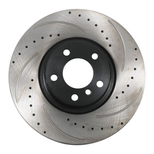DISCOS DE FRENO DELANTEROS PERFORADOS RANURADOS 348MM BMW X5 E70 07-13 - Imagen 4 de 8