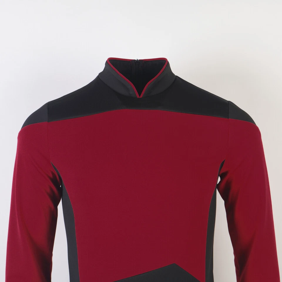 ST The Next Generation Picard Rot Uniform TNG Starfleet Blau Gold Kostüme - Bild 4 von 4