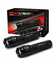 Linterna de mano LED tactica 5 modos resistente al agua para camping aire libre