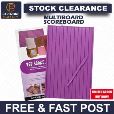 Crafter's Companion Top Score Multi Board Papercraft Karte Scoring Prägewerkzeug
