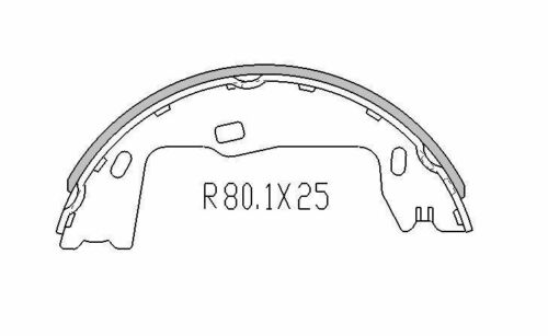 <!--F#f_0-->HAND BRAKE SHOES R1669 FOR HOLDEN COMMODORE 1978-1997 VB VC VK VL VP VR VS<!--F/-->