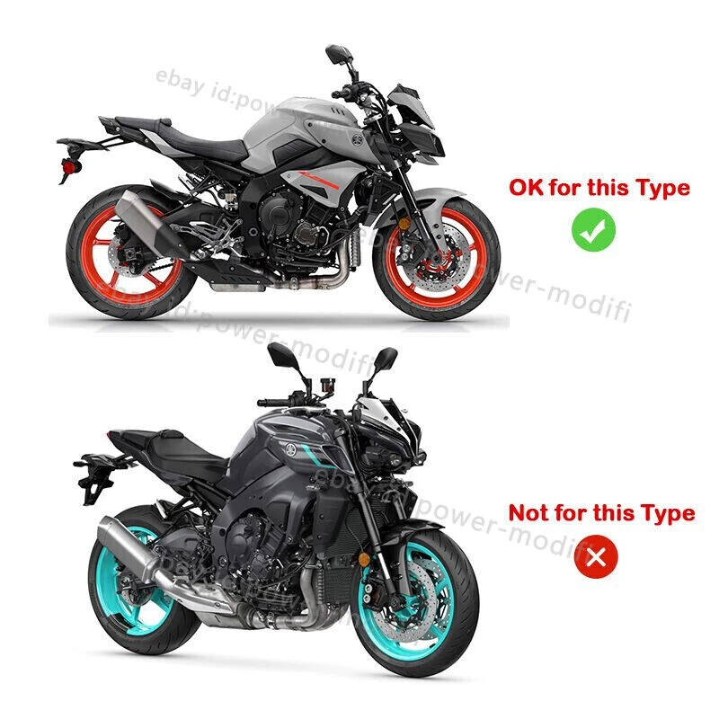 Silenciadores de sistema de escape tubo medio para Yamaha YZF-R1 R1M 2015-2025 para MT-10 15-21 Foto 3 de 4