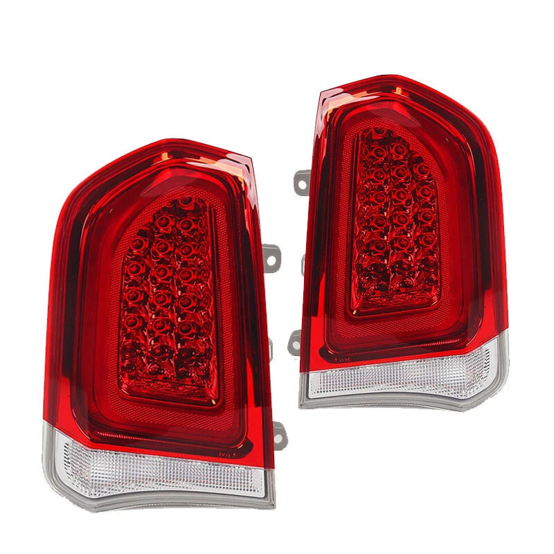 Pair For 2015-2023 Chrysler 300 Chrome Trim LED Tail Lights Brake Lamps LH RH Foto 4 de 4