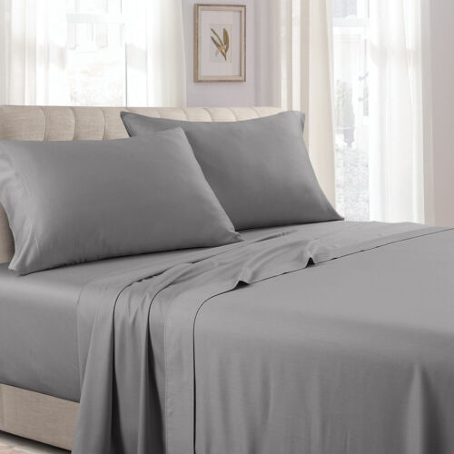 100% Cotton 300 Thread Count Attached Solid Waterbed Sheet Collection - Picture 1 of 14