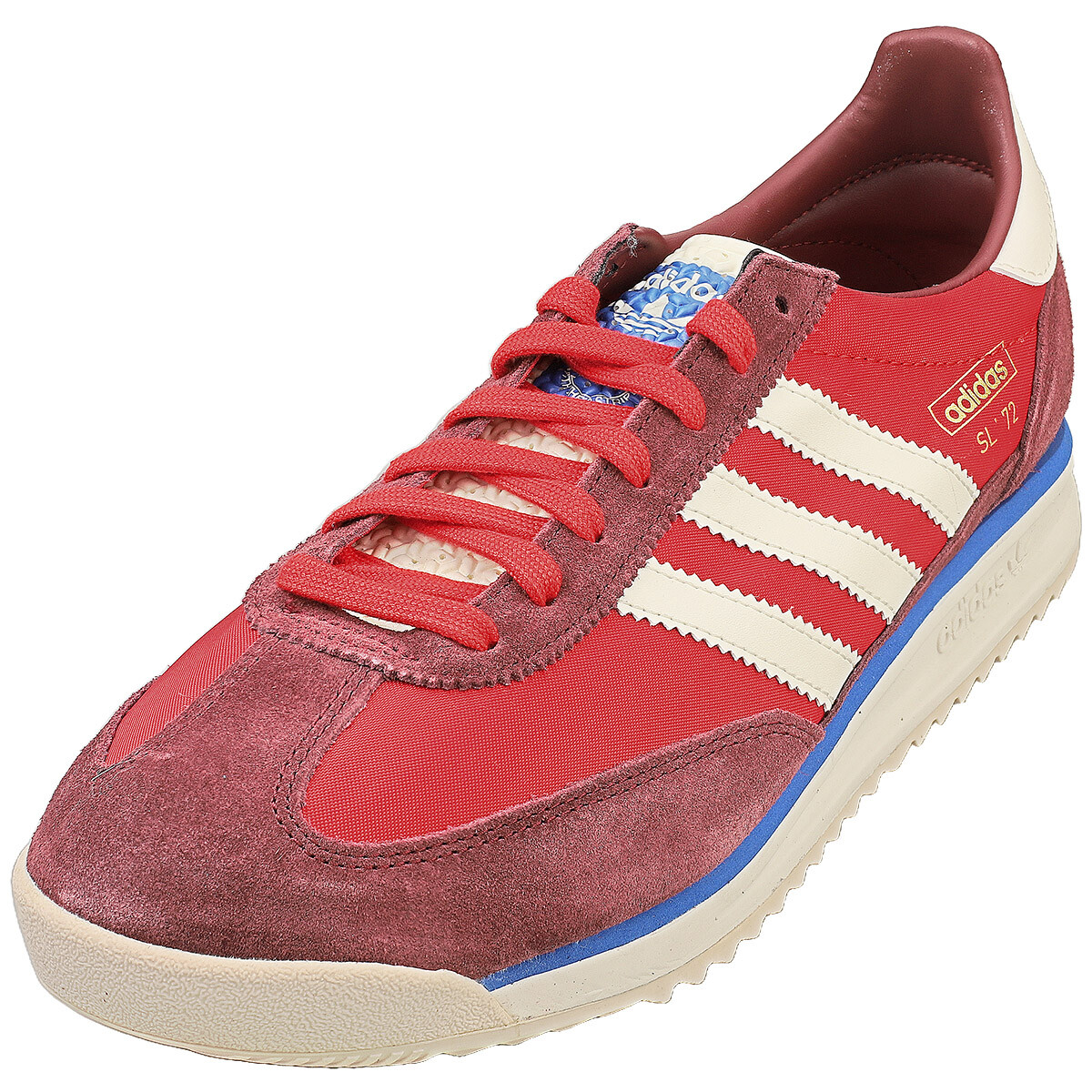 [ADIDAS] スニーカー SL 72 RS レッドホワイト adidas Sl 72 Rs Mens Fashion Sneakers in Red White - 8.5 US