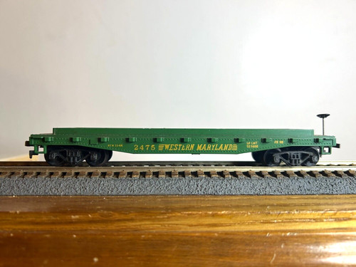 Mantua/Tyco #????  Coche plano Western Maryland 41' #2475 H.O.  1:87 | Zustand: New
