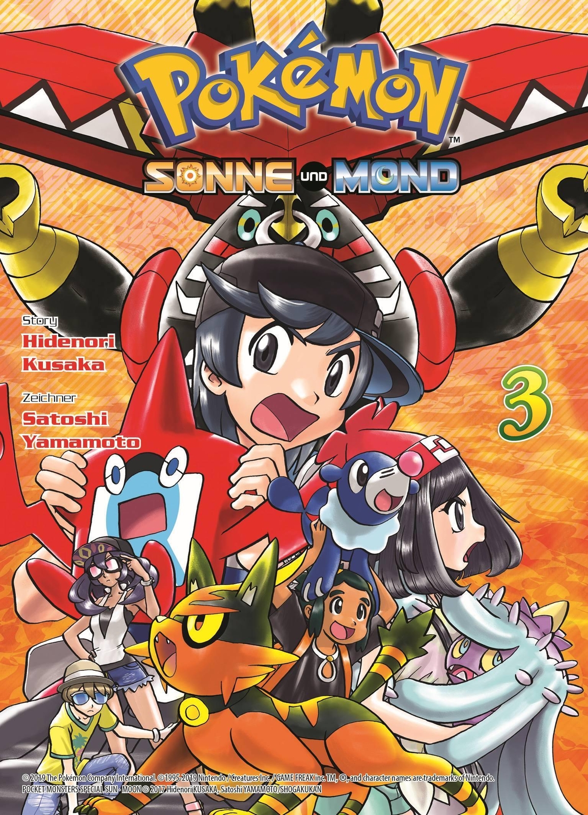 Thumbnail - Pokémon - Sonne Und Mond | Bd. 3 | Hidenori Kusaka (u. A.) | Deutsch |