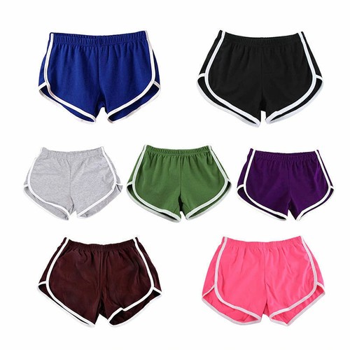 Unisex Yoga Shorts Fitness Sports Gym Running Jogging Shorts Hot Pants UK POST - Picture 1 of 19