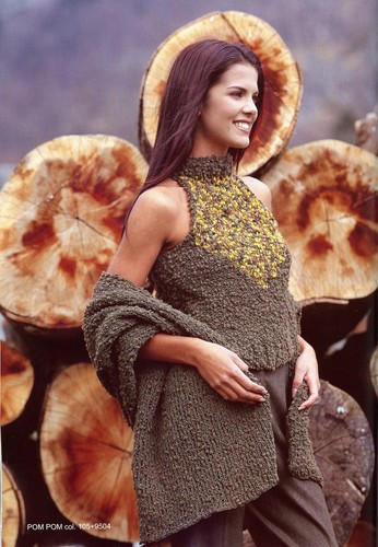 Italian Language - Filatura di Crosa 2002 Knitting Pattern Book - Aurea Filcrosa - Picture 9 of 12