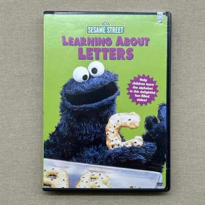 Sesame Street: Learning About Letters (DVD 1986) 2004 Preschool Cookie Monster +