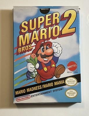 Super Mario Bros. 2 - Nintendo Entertainment System NES - CIB Complete Tested