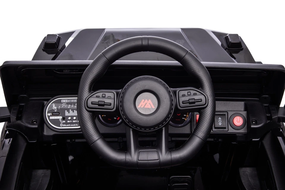 Turbo kids 12v G63 Kids Ride On Electric Car In Black , White Or Red With Remote - Image 4 of 4