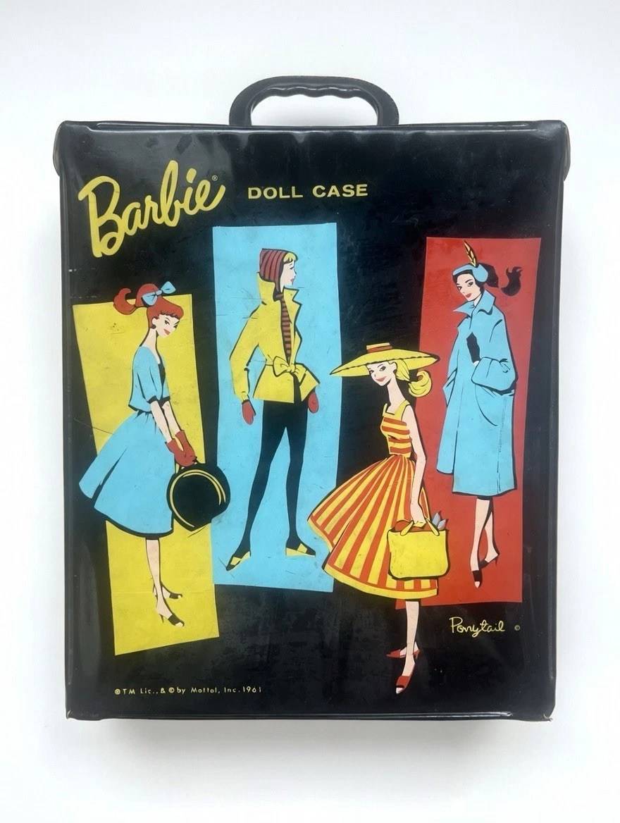 Barbie - Valise De Transport Dressing Midge - Mattel France Annees 60 A82382