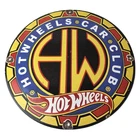 Vintage Hot Wheels Sign - Car Club Die Cast Toy Car Porcelain Gas Pump Sign